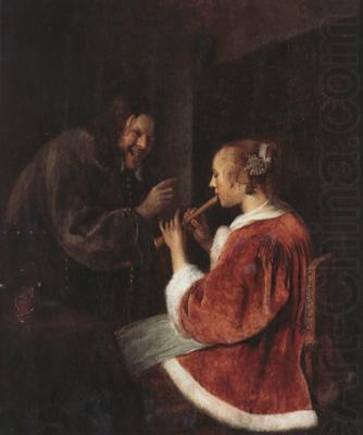 Jan Vermeer The Music Lesson  (mk30) china oil painting image